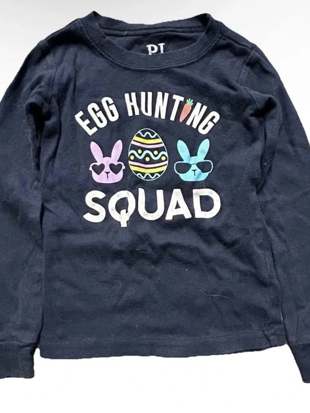 The Children’s Place Toddler Easter Egg Hunting Squad Pajama Set Size 3T